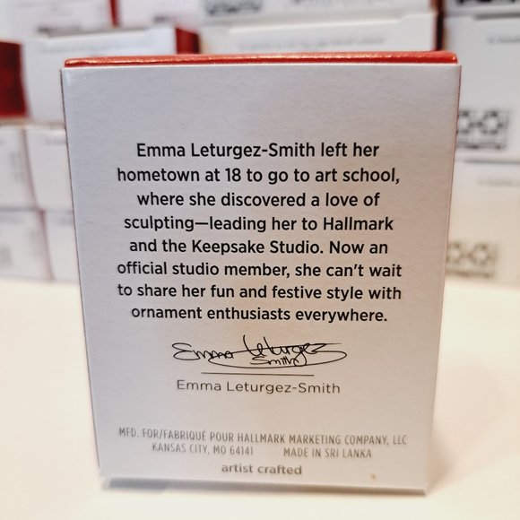 2023 HALLMARK Keepsake LADY WESTERN TANAGER Miniature Ornament BRAND NEW - Picture 4 of 8